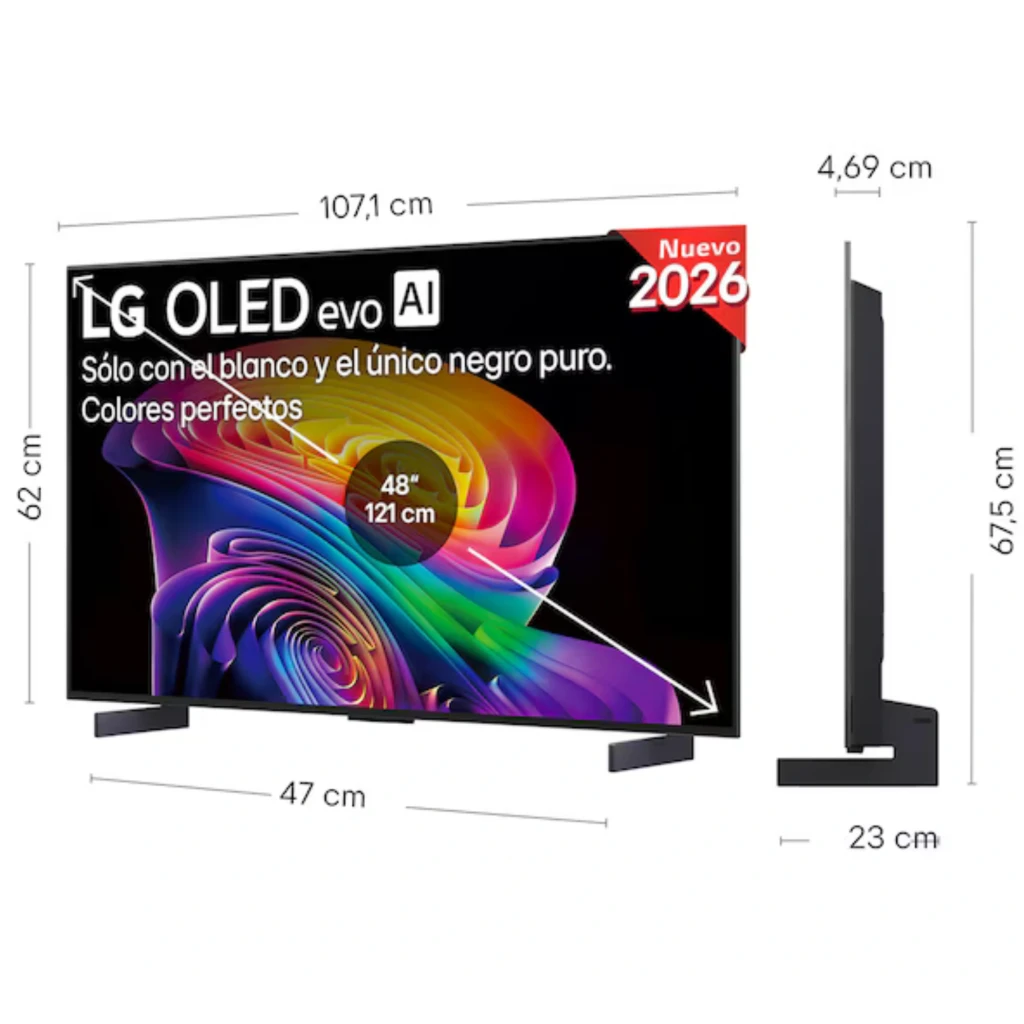 LG OLED TV 48 48" 4K Ultra HD Smart OLED48C66LB (3)
