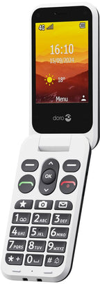 Doro Leva L20 7,11 cm 132 g Negro, Blanco Teléfono básico
