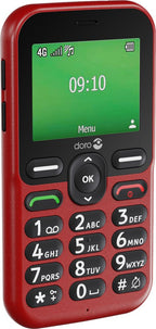 Doro Leva E10 6,1 cm 118,9 g Rojo Teléfono para mayores