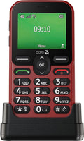 Doro Leva E10 6,1 cm 118,9 g Rojo Teléfono para mayores