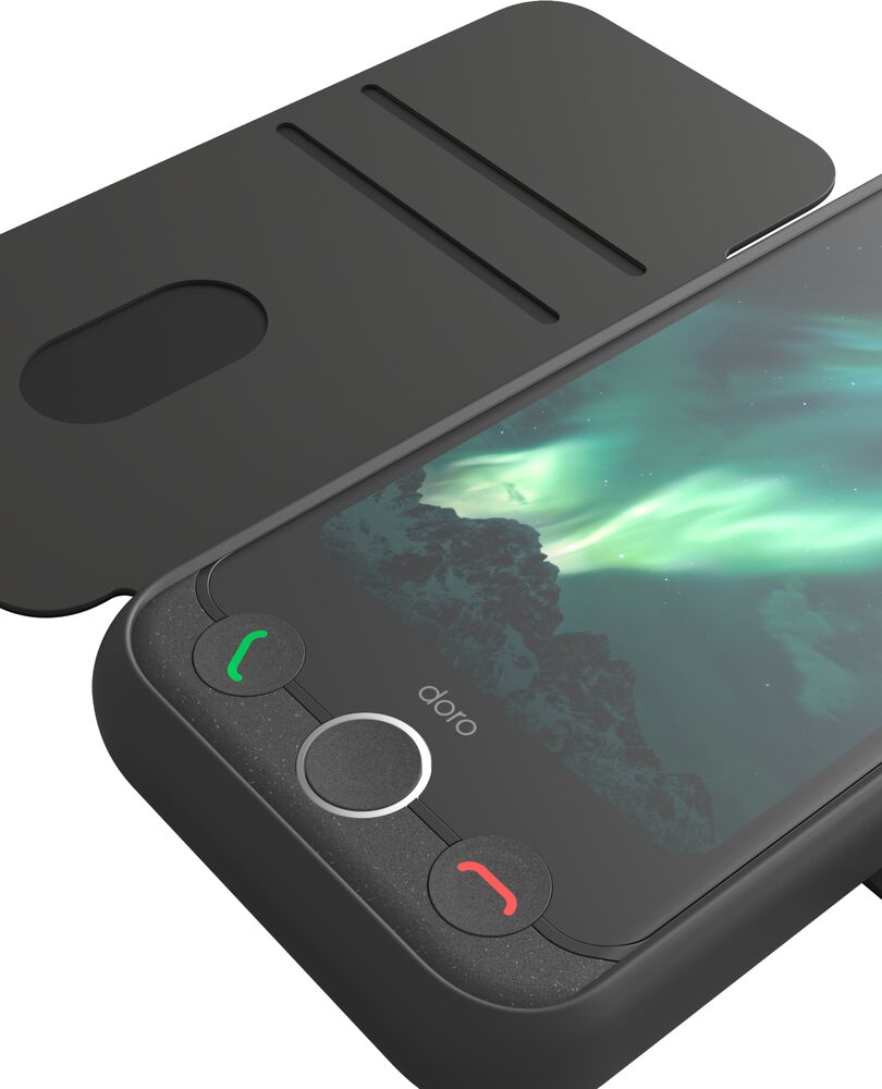 Doro Aurora A11 Funda tipo cartera grafito