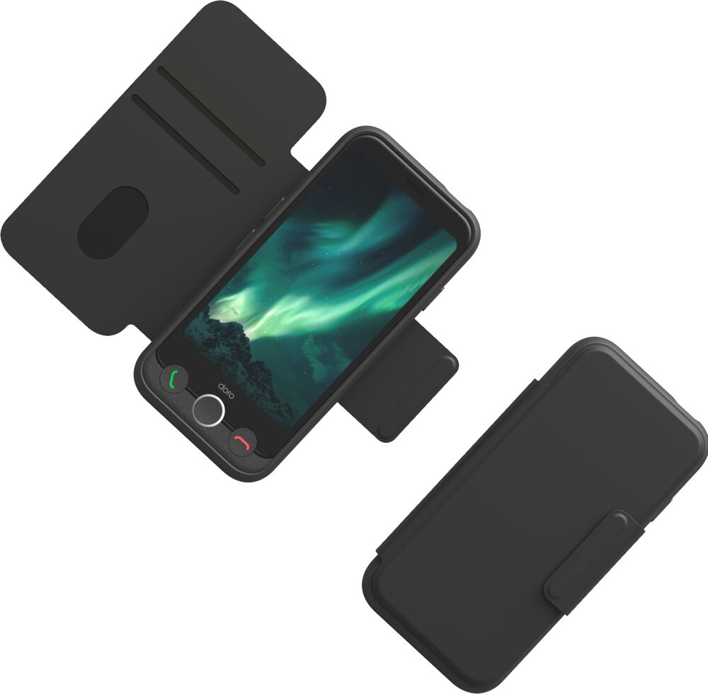 Doro Aurora A11 Funda tipo cartera grafito