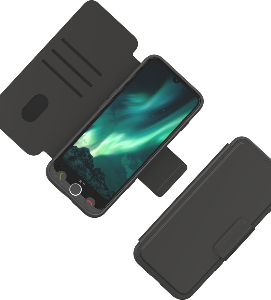 Doro Aurora A31 Funda tipo cartera grafito