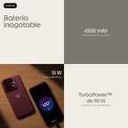 Motorola edge 70 pro 17,2 cm (6.78") SIM doble Android 16.0 5G USB Tipo C 12 GB 512 GB 6500 mAh Burdeos (8)