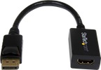 Startech DP2HDMI2 - Adaptador de vídeo, DisplayPort macho a HDMI hembra