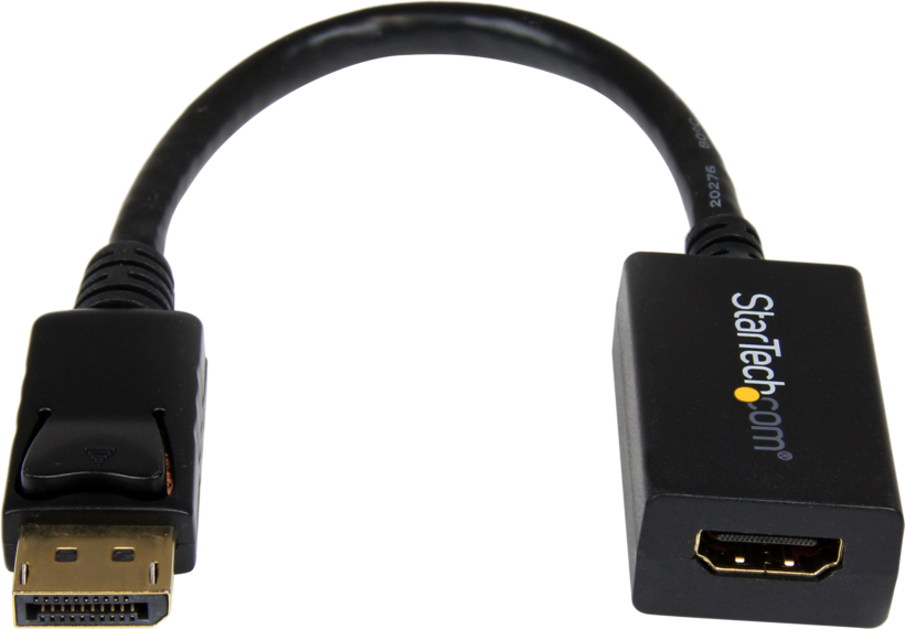 Startech DP2HDMI2 - Adaptador de vídeo, DisplayPort macho a HDMI hembra