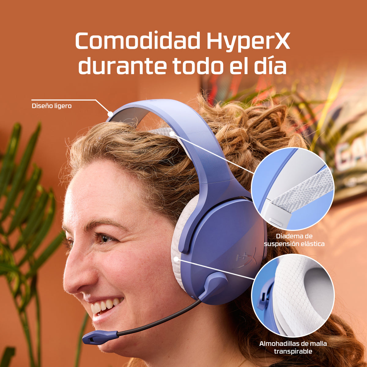 HyperX Cloud Jet Wireless Black Gaming Headset Inalámbrico Diadema Juego USB tipo A Bluetooth (5)