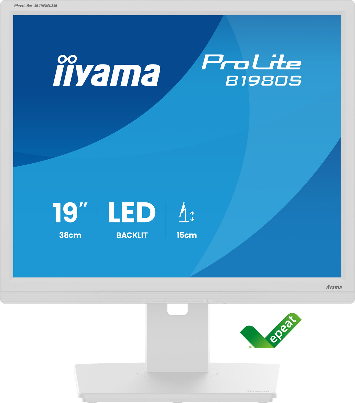 iiyama ProLite B1980S-W1 pantalla para PC 48,3 cm (19") 1280 x 1024 Pixeles SVGA LED Blanco (4)