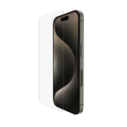 Protector de pantalla para teléfono móvil - cristal templado, tratado - cristal - para Apple iPhone 15 Pro
