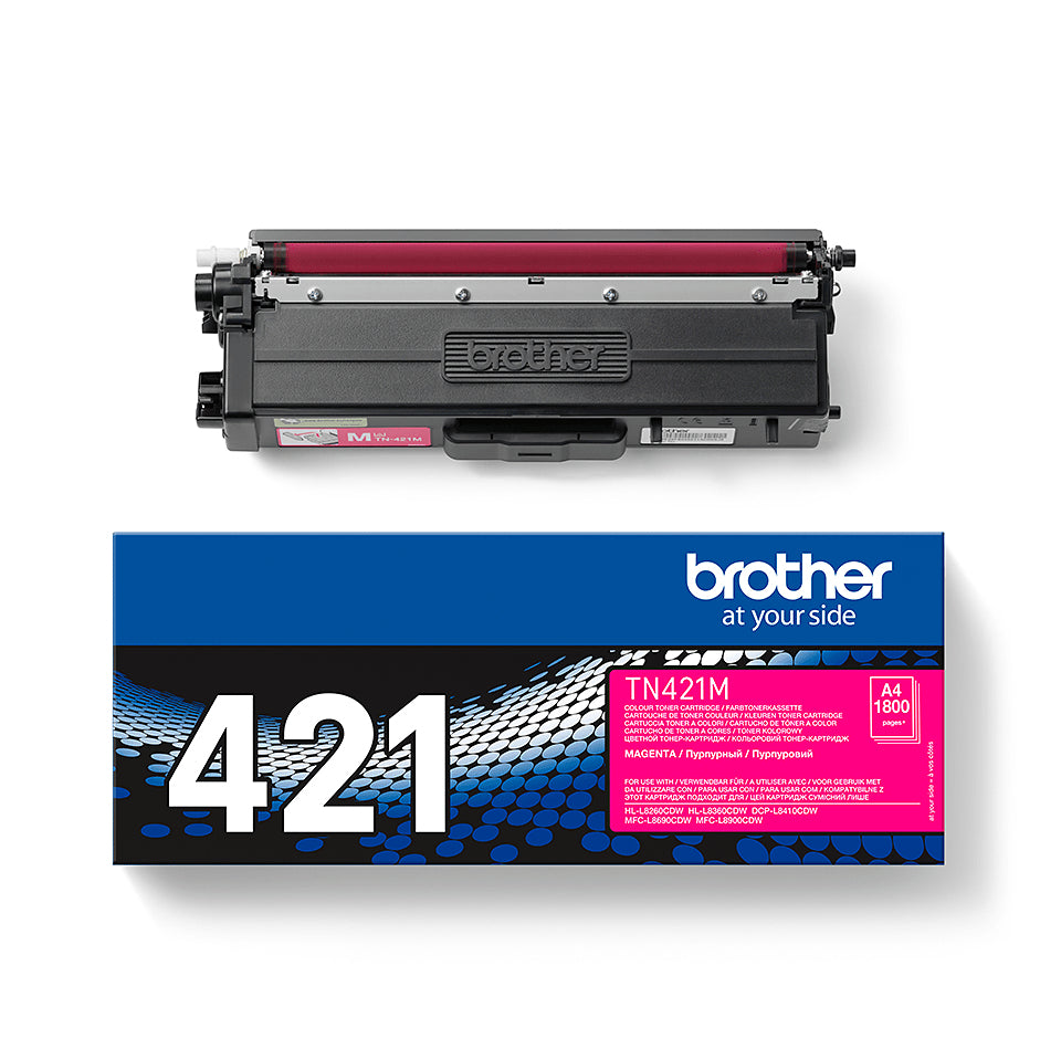 Brother TN-421M cartucho de tóner 1 pieza(s) Original Magenta (5)