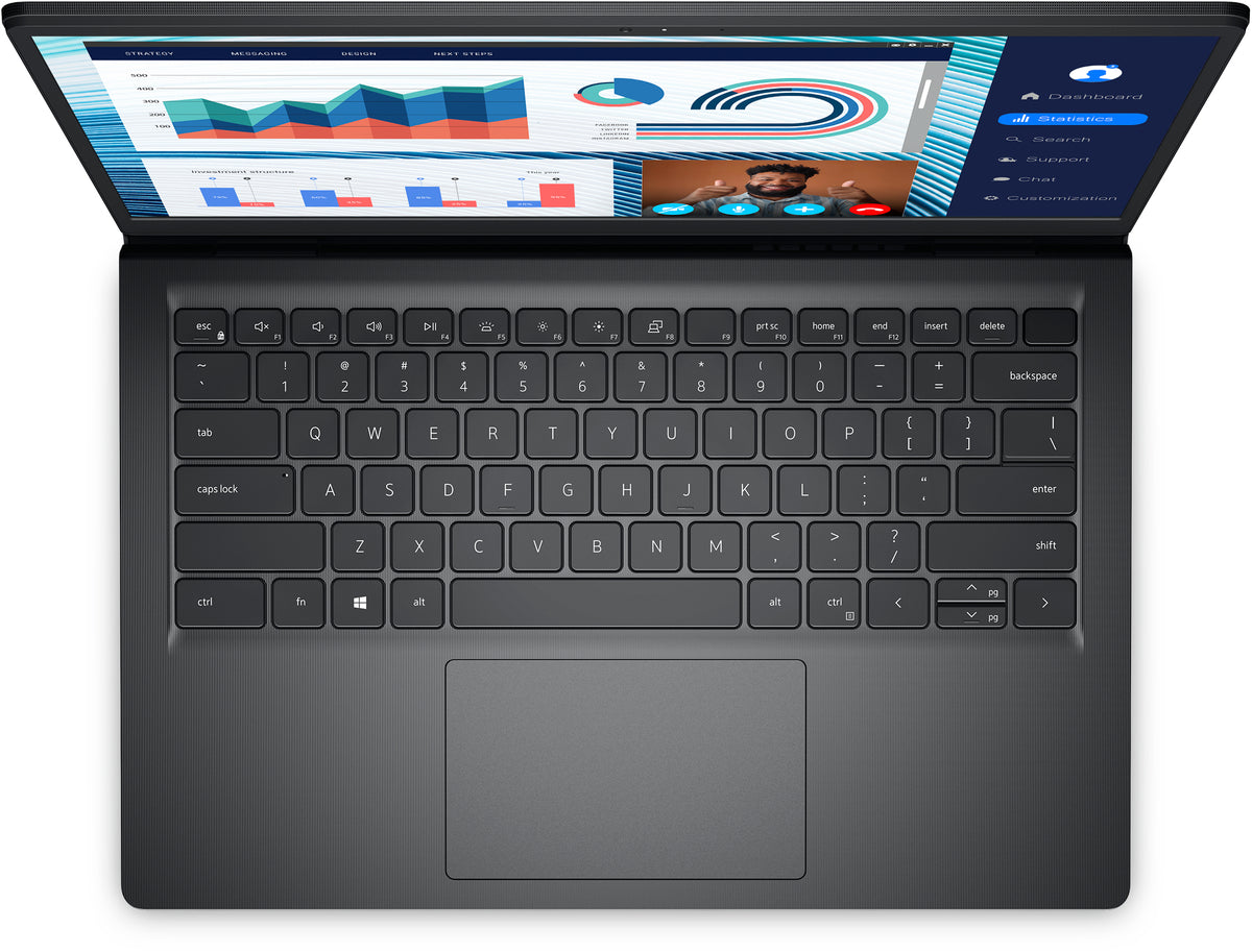 DELL Vostro 3420 Intel® Core™ i5 i5-1135G7 Portátil 35,6 cm (14") Full HD 8 GB DDR4-SDRAM 256 GB SSD Wi-Fi 5 (802.11ac) Windows 11 Pro Negro Portugués (4)