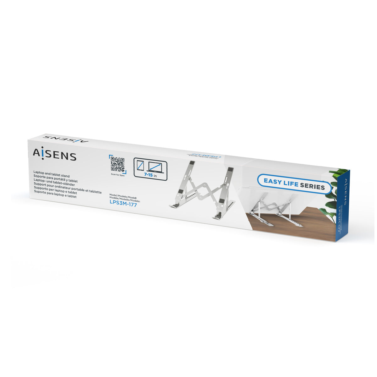 AISENS LPS3M-177 soporte para ordenador portátil Soporte para ordenador portátil y tableta 38,1 cm (15") (5)