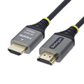 StarTech.com HDMI2-FLEX-4K60-1M cable HDMI HDMI tipo A (Estándar) Negro, Plata