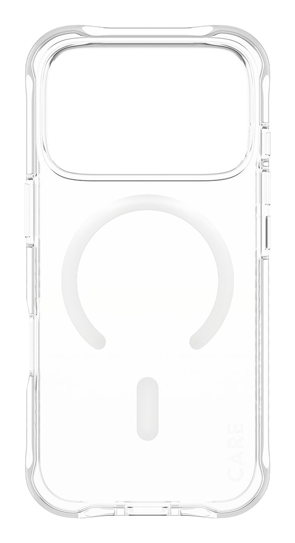 PanzerGlass CARE™ by ® Samba Case Transparent w. White MagSafe iPhone 17 Pro funda para teléfono móvil Transparente (4)