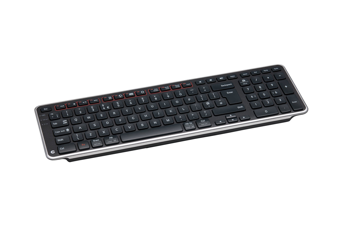 Contour Design Balance teclado Universal RF inalámbrica + USB QWERTY Inglés del Reino Unido Negro (3)