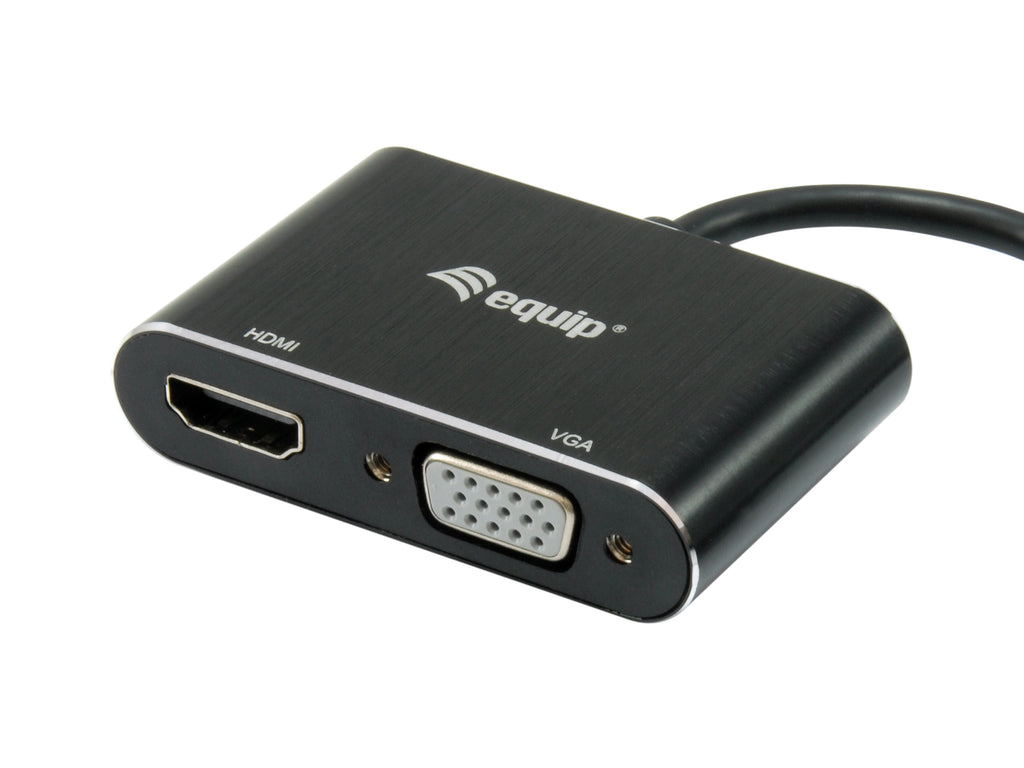 Equip 133386 Adaptador gráfico USB 1920 x 1080 Pixeles Negro (3)