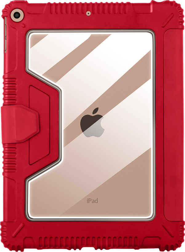 Funda rug. ARTICONA iPad 10.2 Edu. rojo (3)