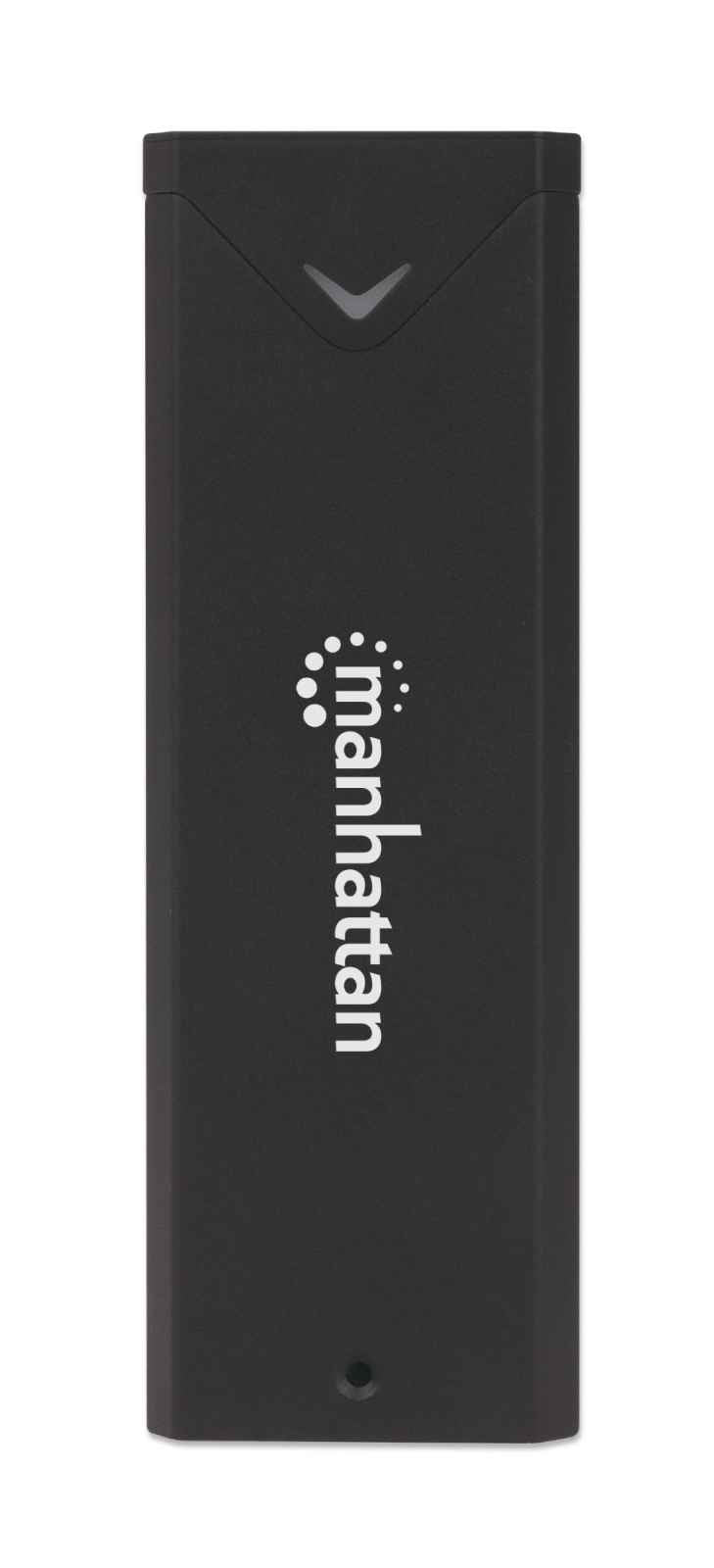 Manhattan 130530 caja para disco duro externo Caja externa para unidad de estado sólido (SSD) Negro M.2 (8)