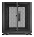 APC NetShelter SX 12U Rack o bastidor independiente Negro (2)