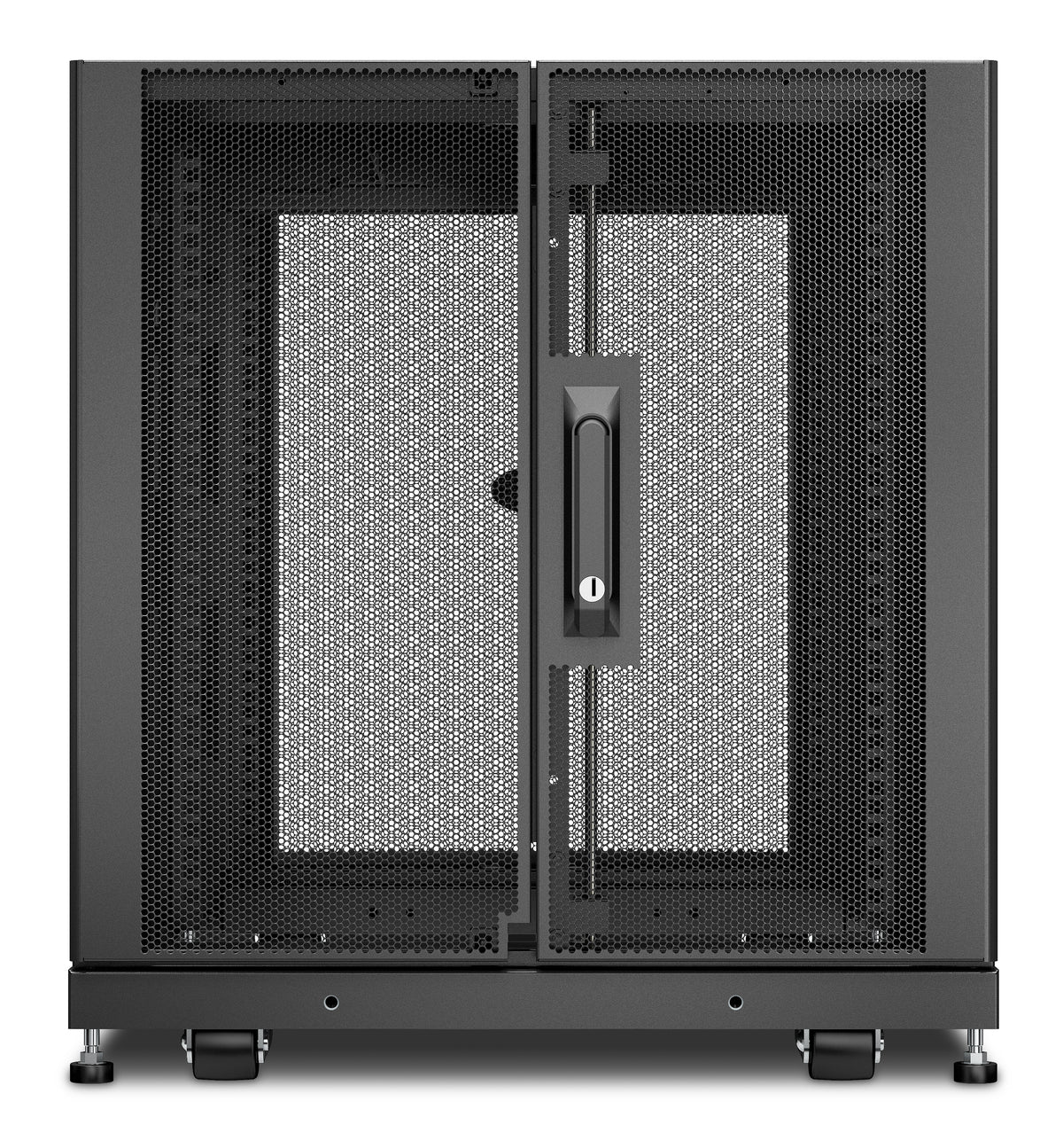 APC NetShelter SX 12U Rack o bastidor independiente Negro (2)