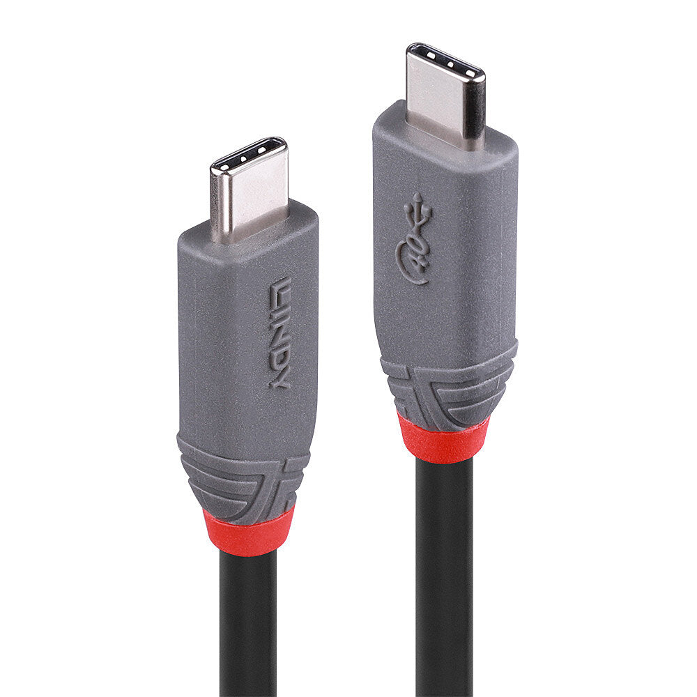 Lindy 36947 cable USB USB4 Gen 3x2 0,8 m USB C Negro