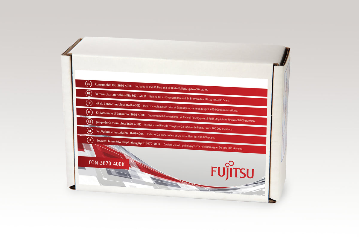 Fujitsu CON-3830-1400K accesorio o pieza de recambio para impresora/escáner Kit de consumibles (2)