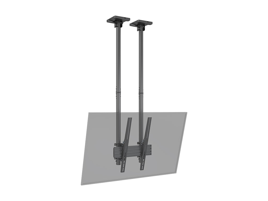 Multibrackets 6404 soporte para pantalla de señalización 2,54 m (100") Negro (8)