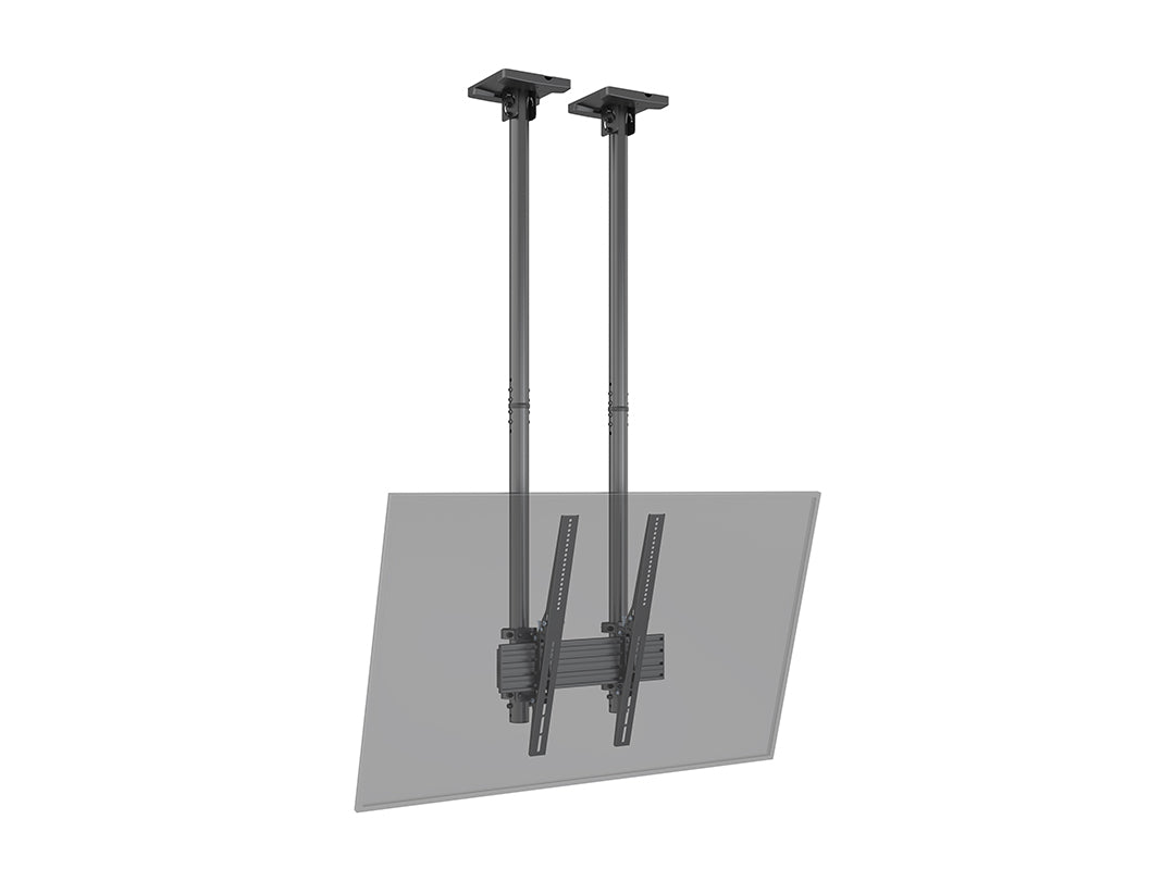 Multibrackets 6404 soporte para pantalla de señalización 2,54 m (100") Negro (8)