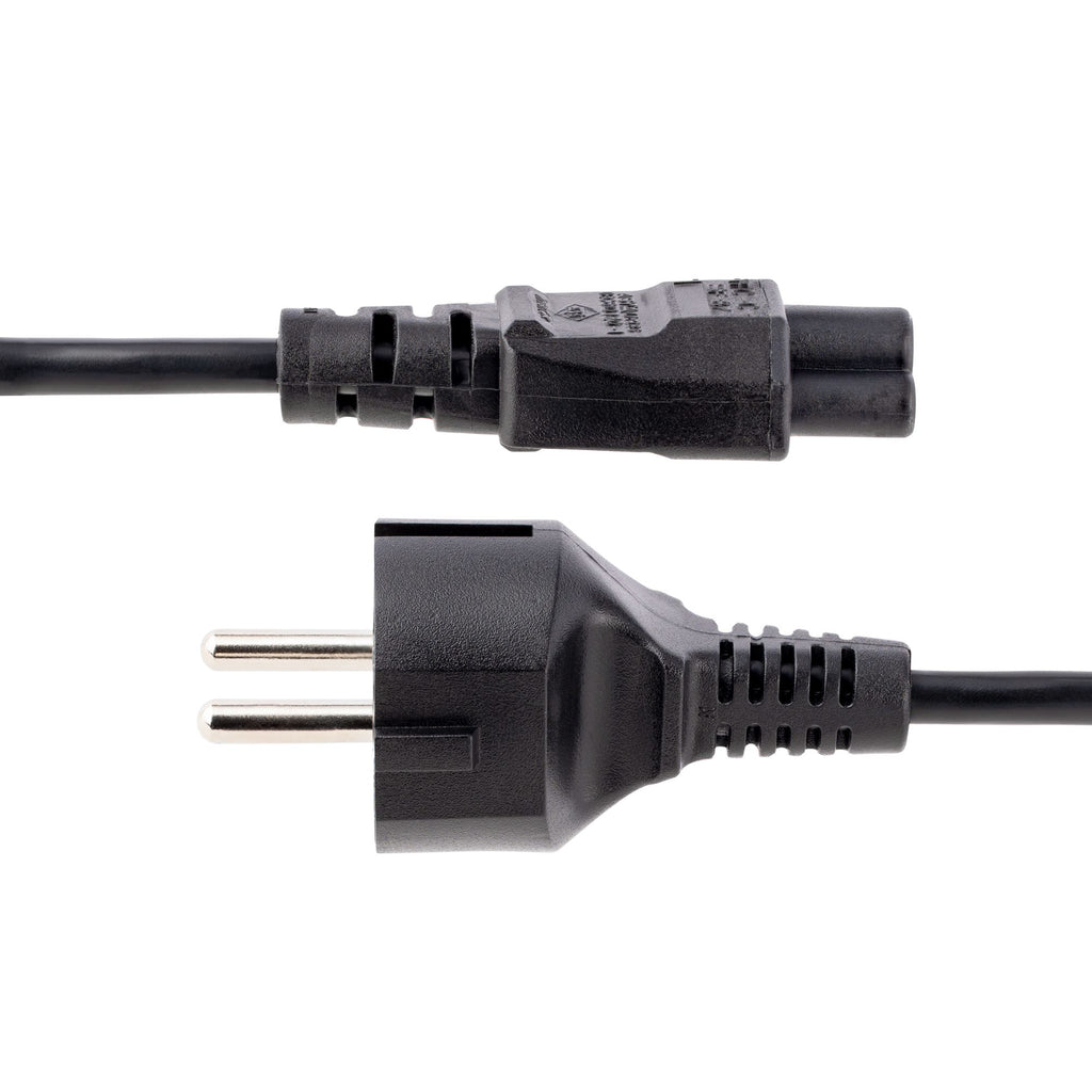 StarTech.com 753E-3M-POWER-LEAD cable de transmisión Negro CEE7/7 C5 acoplador (3)