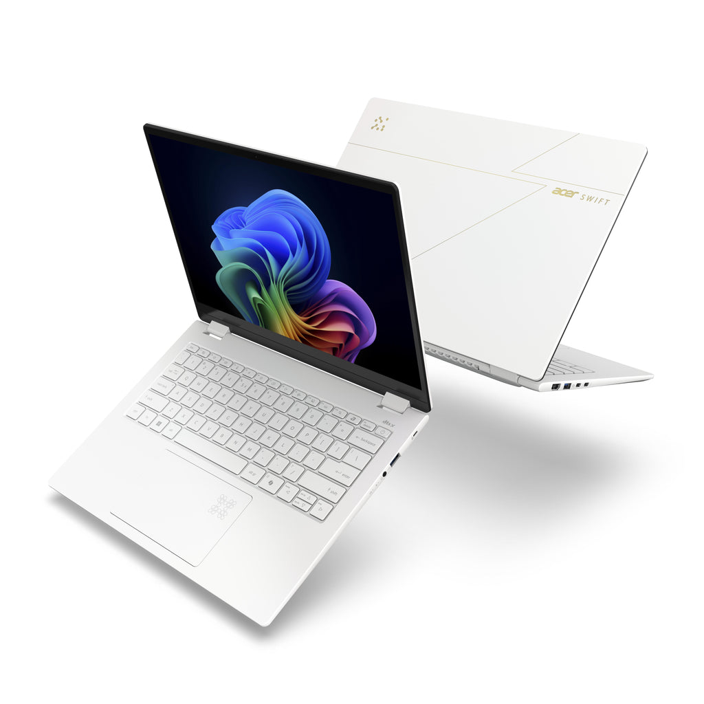 Acer Swift 14 AI SFE14-51T-94BZ Copilot+ PC Intel Core Ultra 9 288V Portátil 35,6 cm (14") Pantalla táctil 2.8K 32 GB LPDDR5x-SDRAM 1 TB SSD Wi-Fi 7 (802.11be) Windows 11 Home Blanco QWERTZ Alemán (5)