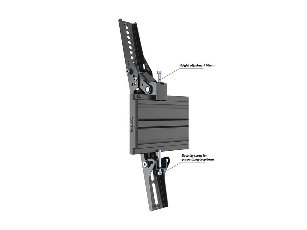 Multibrackets 5995 soporte para pantalla de señalización 165,1 cm (65") Negro (8)