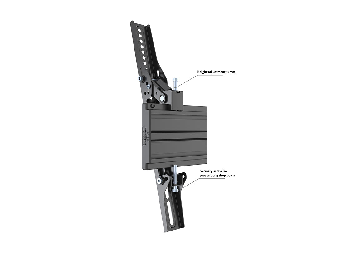 Multibrackets 5995 soporte para pantalla de señalización 165,1 cm (65") Negro (8)