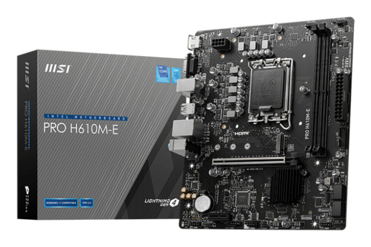 MSI PRO H610M-E placa base Intel H610 LGA 1700 micro ATX (2)