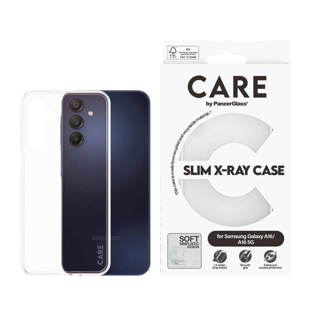 PanzerGlass CARE™ by ® X-Ray Case Samsung Galaxy A16 4G | A16 5G funda para teléfono móvil Transparente (2)