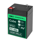 verde Cell AGM15 batería SAI plomo-ácido sellada 6V 4 Ah
