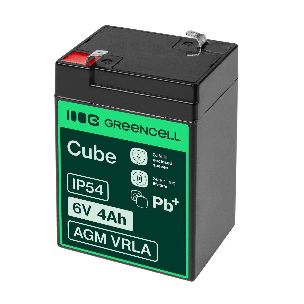 verde Cell AGM15 batería SAI plomo-ácido sellada 6V 4 Ah