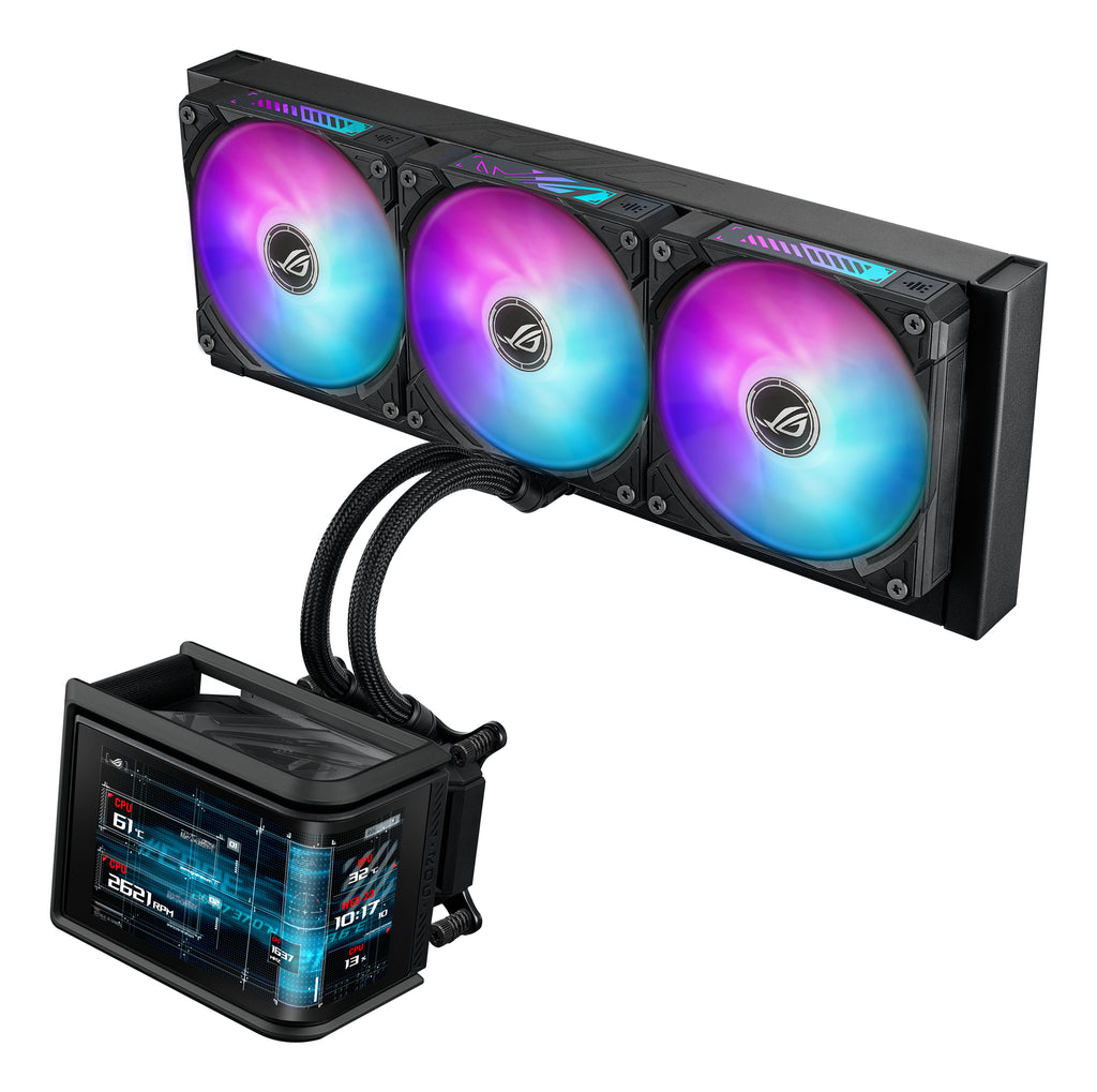 ASUS ROG Ryuo IV SLC 360 ARGB Procesador Sistema de refrigeración líquida todo en uno 12 cm Negro (9)