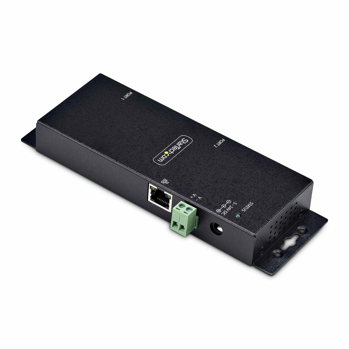 StarTech.com I23-SERIAL-ETHERNET convertidor, repetidor y aislador en serie RS-232 RJ-45 Negro (2)