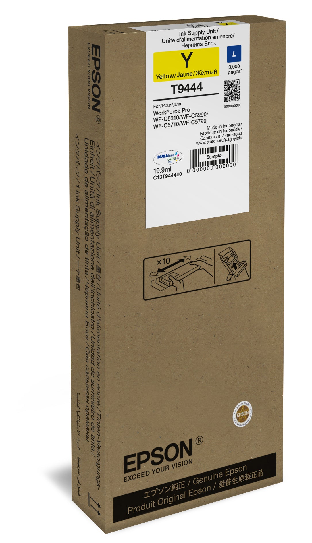 Epson C13T944440 cartucho de tinta 1 pieza(s) Original Low Yield Amarillo