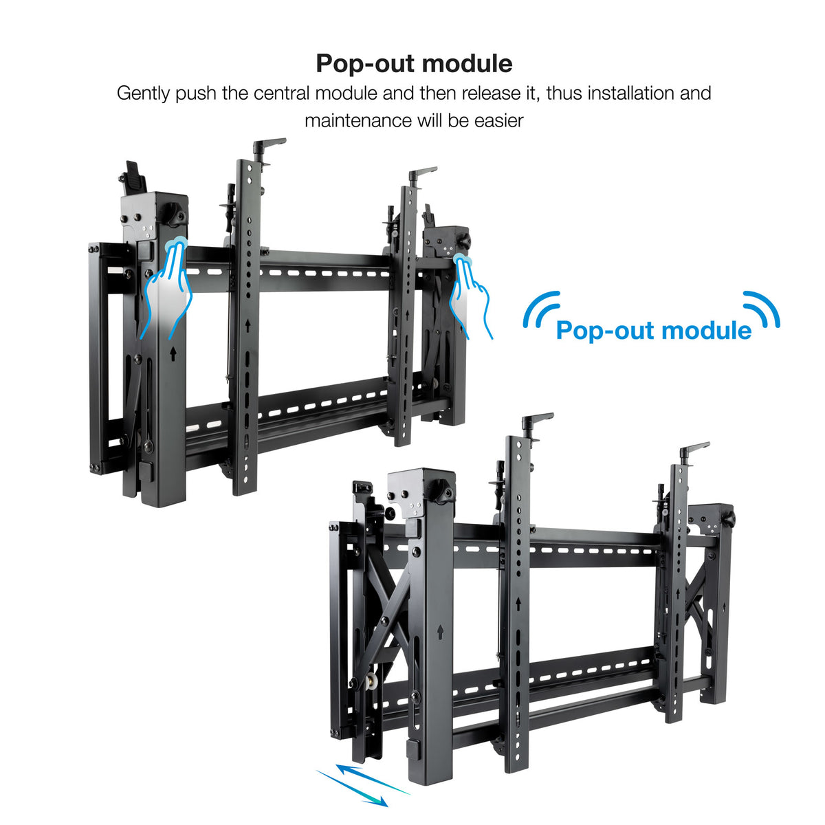 TooQ TQVW5470T soporte para pantalla de señalización 177,8 cm (70") (5)