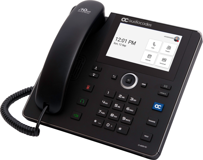 Teléfono AudioCodes C455HD Teams PoE (2)