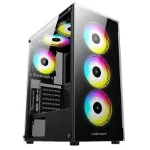 Caja Pc Keep Out ATX XC-210 Glass Black USB3.0