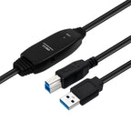 Microconnect USB3.0AB7B cable USB USB 3.2 Gen 1 (3.1 Gen 1) 7 m USB A USB B Negro (2)