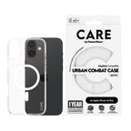 PanzerGlass CARE™ by ® Urban Combat Case Transparent w. White MagSafe iPhone 16 Plus funda para teléfono móvil Transparente (2)