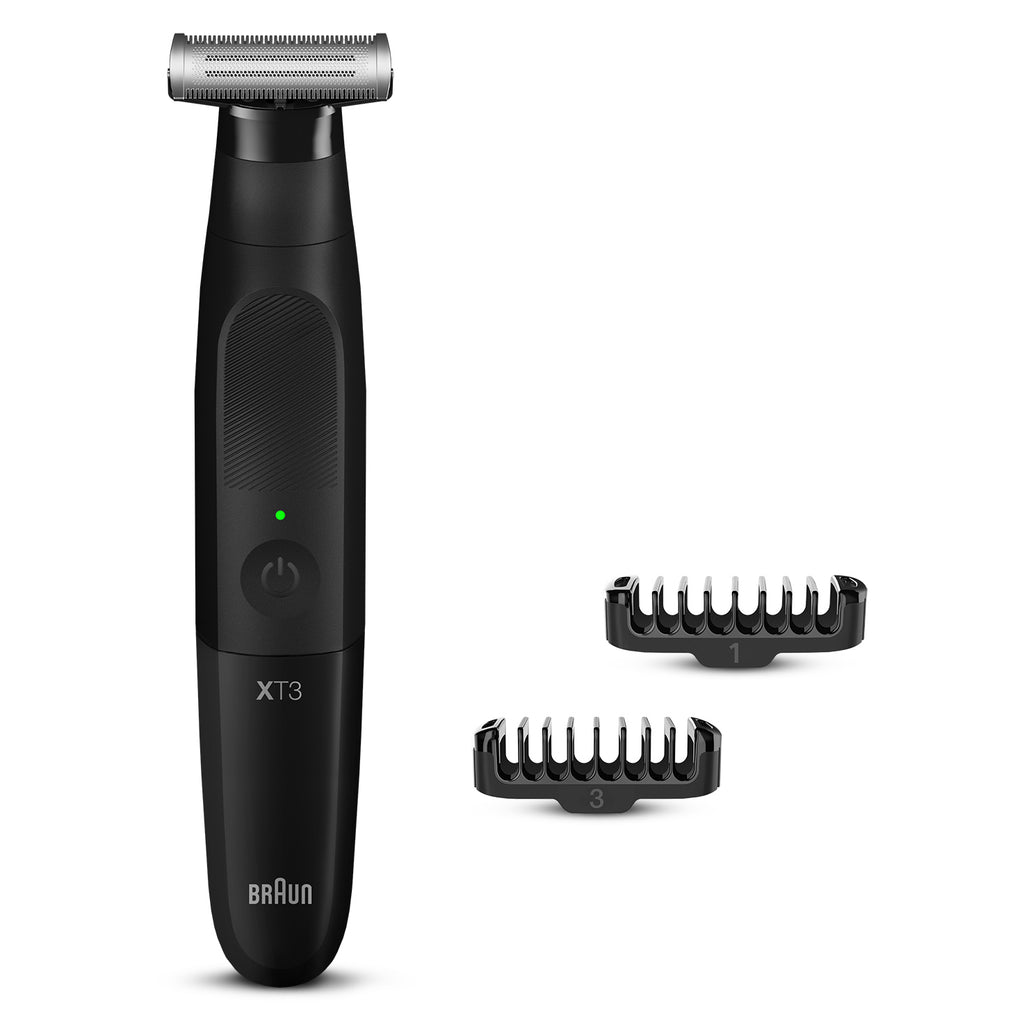 Braun XT3100 depiladora para la barba Batería 3 mm Mojado y seco Negro (2)