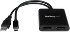 Startech MSTMDP122DP - Hub MST, Bifurcador de vídeo, 2 x DisplayPort, sobremesa