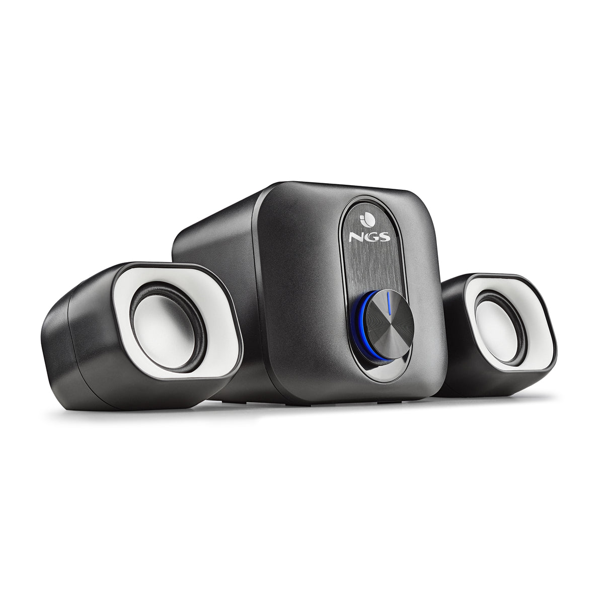 NGS COMET 2.1 conjunto de altavoces 11 W Universal Negro, Blanco 2.1 canales De 2 vías 3 W (5)