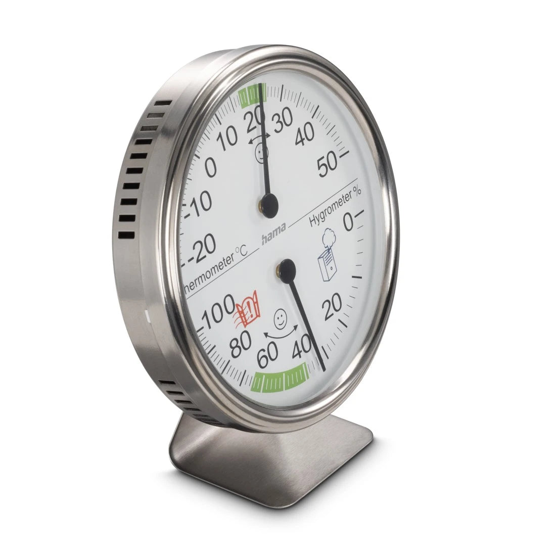 Hama Tahiti Interior Sensor de temperatura y humedad Termómetro universal analógico (2)