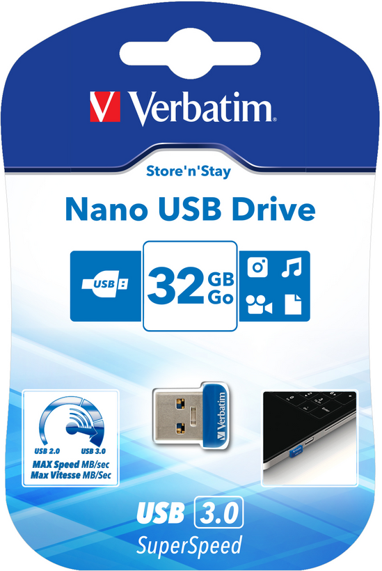 Memoria USB Verbatim Nano 16 GB 98709 (4)