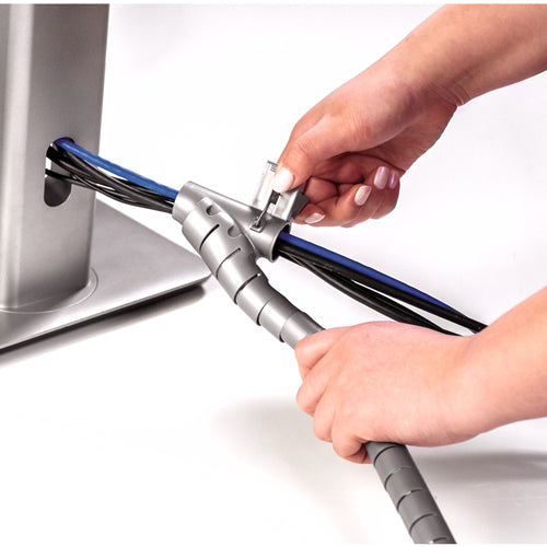 Fellowes CableZip Piso Tubo flexible para protección de cables Plata 1 pieza(s) (3)